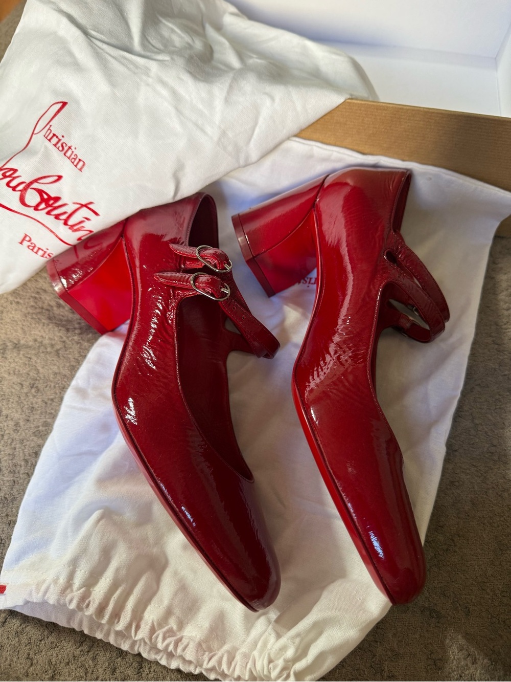 Christian Louboutin Red Shoe Box with Branded Label new and dust bags - Picture 11 of 12